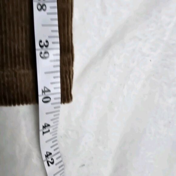 Universal Standard Cassidy High Rise Straight Corduroy Pants Size 0 Brown - Picture 6 of 10